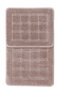 Mijölnir Kareli - Mink Juego de alfombrillas de baño